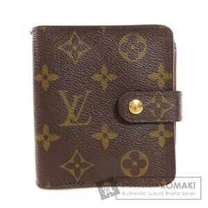 Louis Vuitton Compact Zip Bifold Wallet Monogram Canvas